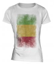 Mali Faded Flag Ladies T-Shirt
