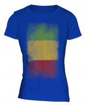 Mali Faded Flag Ladies T-Shirt