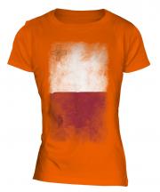 Malta Faded Flag Ladies T-Shirt