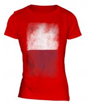 Malta Faded Flag Ladies T-Shirt