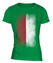 Monaco Faded Flag Ladies T-Shirt