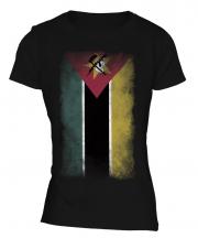 Mozambique Faded Flag Ladies T-Shirt