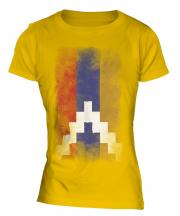 Nagorno-Karabakh Republic Faded Flag Ladies T-Shirt
