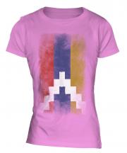 Nagorno-Karabakh Republic Faded Flag Ladies T-Shirt