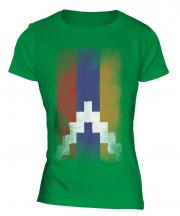 Nagorno-Karabakh Republic Faded Flag Ladies T-Shirt