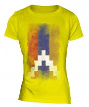 Nagorno-Karabakh Republic Faded Flag Ladies T-Shirt