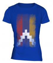 Nagorno-Karabakh Republic Faded Flag Ladies T-Shirt