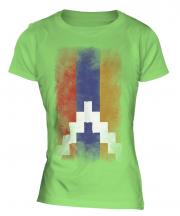 Nagorno-Karabakh Republic Faded Flag Ladies T-Shirt