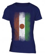 Niger Faded Flag Ladies T-Shirt
