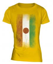 Niger Faded Flag Ladies T-Shirt