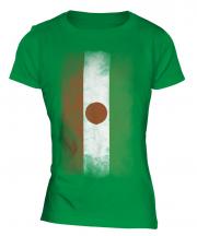 Niger Faded Flag Ladies T-Shirt