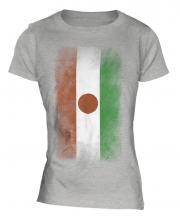 Niger Faded Flag Ladies T-Shirt