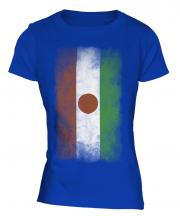 Niger Faded Flag Ladies T-Shirt