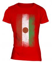Niger Faded Flag Ladies T-Shirt