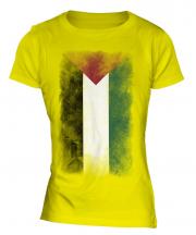 Palestine Faded Flag Ladies T-Shirt
