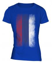 Republika Srpska Faded Flag Ladies T-Shirt