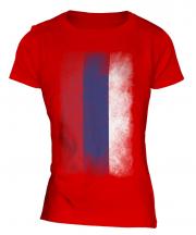 Republika Srpska Faded Flag Ladies T-Shirt