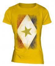 Saba Faded Flag Ladies T-Shirt