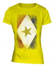 Saba Faded Flag Ladies T-Shirt