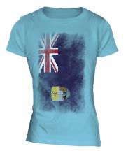 Saint Helena Faded Flag Ladies T-Shirt