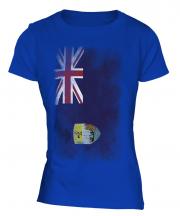 Saint Helena Faded Flag Ladies T-Shirt