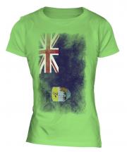 Saint Helena Faded Flag Ladies T-Shirt