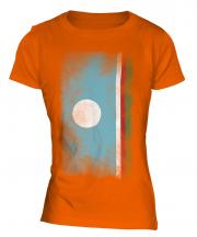Sakha Republic Faded Flag Ladies T-Shirt