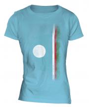 Sakha Republic Faded Flag Ladies T-Shirt