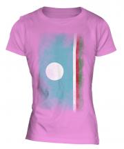 Sakha Republic Faded Flag Ladies T-Shirt