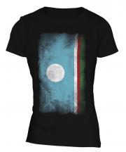 Sakha Republic Faded Flag Ladies T-Shirt