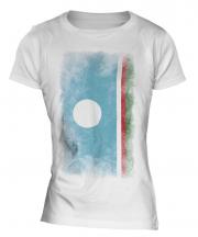 Sakha Republic Faded Flag Ladies T-Shirt