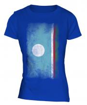 Sakha Republic Faded Flag Ladies T-Shirt