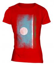 Sakha Republic Faded Flag Ladies T-Shirt