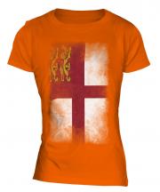 Sark Faded Flag Ladies T-Shirt