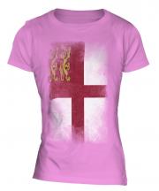 Sark Faded Flag Ladies T-Shirt