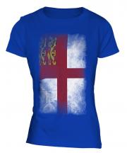 Sark Faded Flag Ladies T-Shirt
