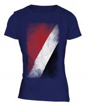 Sealand Faded Flag Ladies T-Shirt