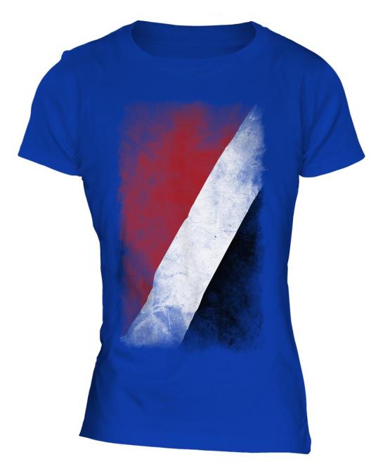 Sealand Faded Flag Ladies T-Shirt