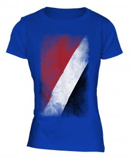 Sealand Faded Flag Ladies T-Shirt
