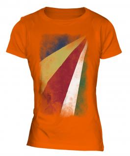 Seychelles Faded Flag Ladies T-Shirt