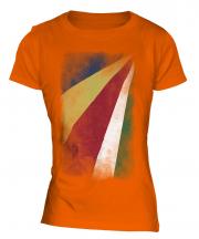 Seychelles Faded Flag Ladies T-Shirt