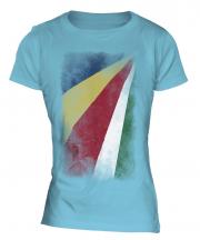 Seychelles Faded Flag Ladies T-Shirt