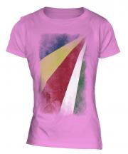 Seychelles Faded Flag Ladies T-Shirt