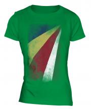 Seychelles Faded Flag Ladies T-Shirt