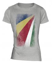 Seychelles Faded Flag Ladies T-Shirt