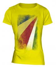 Seychelles Faded Flag Ladies T-Shirt