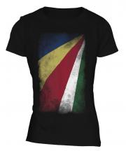 Seychelles Faded Flag Ladies T-Shirt