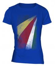 Seychelles Faded Flag Ladies T-Shirt