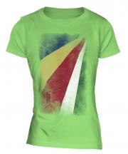 Seychelles Faded Flag Ladies T-Shirt