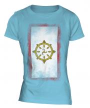 Sikkim Faded Flag Ladies T-Shirt